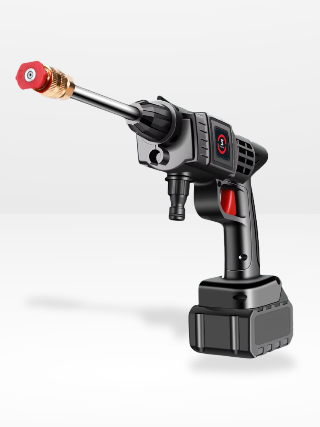 Marcherelle™ – Nettoyeur Haute Pression Sans Fil 50 Bars – Rechargeable 24V, Jet Puissant & Compact pour Voiture, Terrasse, Mobilier