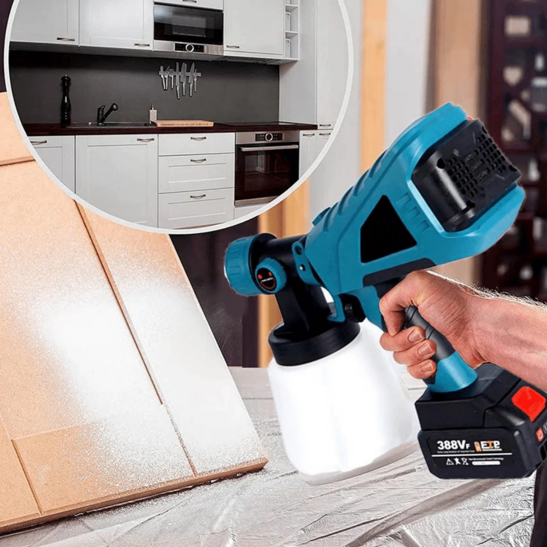 Marcherelle™ – Pistolet à Peinture Électrique Sans Fil avec Batterie Rechargeable