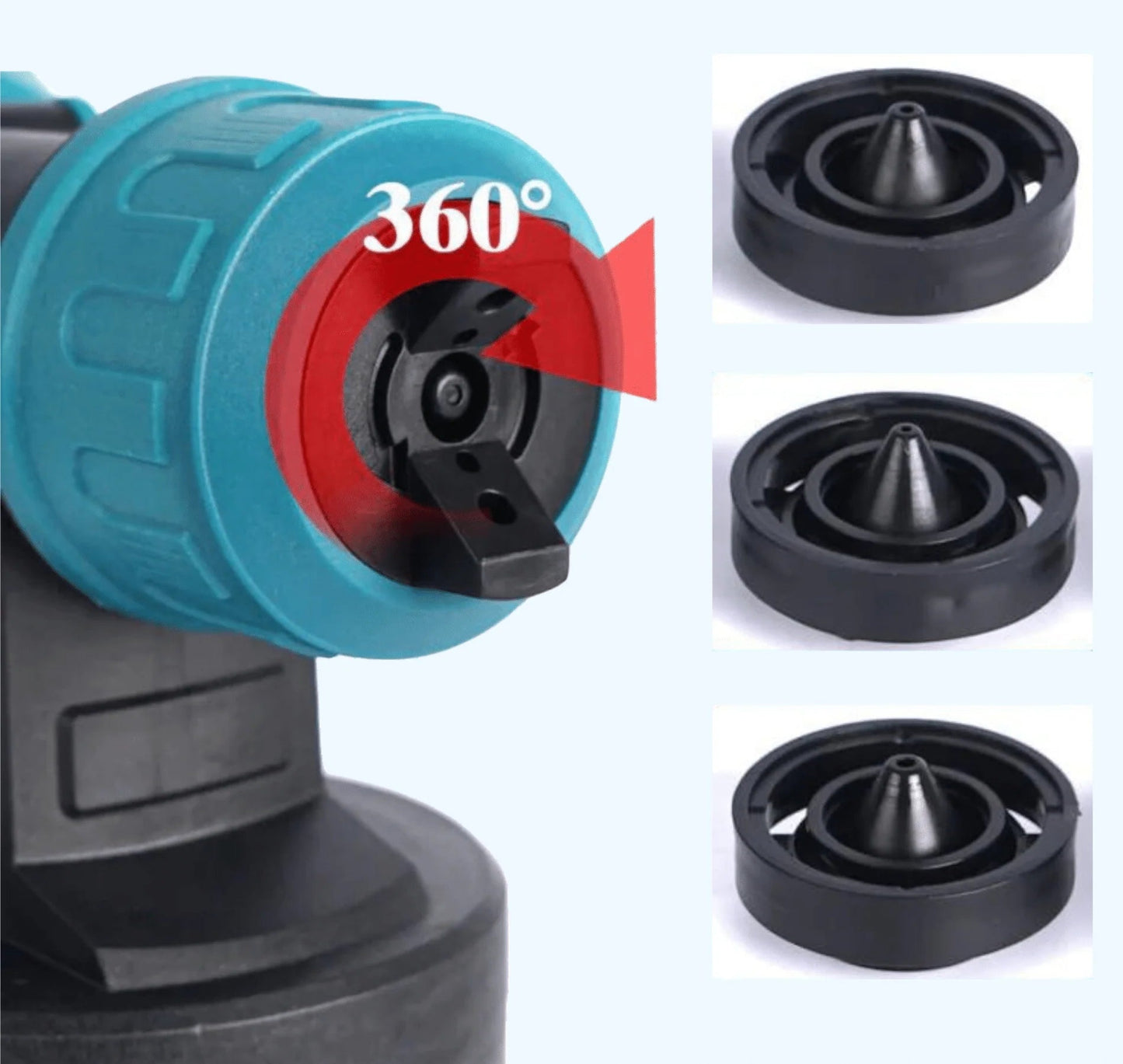 Marcherelle™ – Pistolet à Peinture Électrique Sans Fil avec Batterie Rechargeable