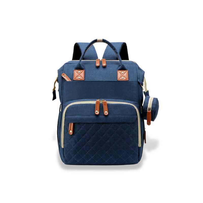 Marcherelle™ – Sac à Langer Sac à Dos 3-en-1 avec Lit Bébé Portable