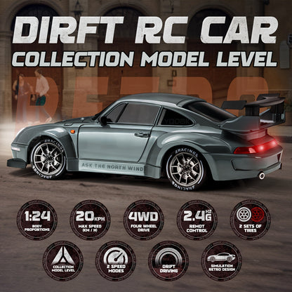 Marcherelle™ – Voiture RC Drift Télécommandée 2.4GHz Rechargeable