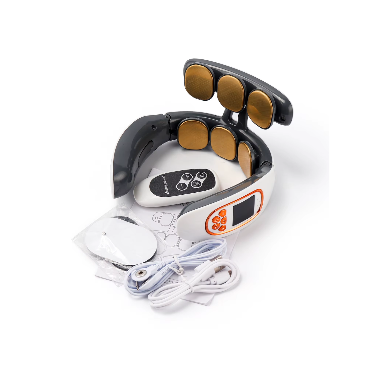 High-End Neck Massager with 6 Adjustable Electrodes