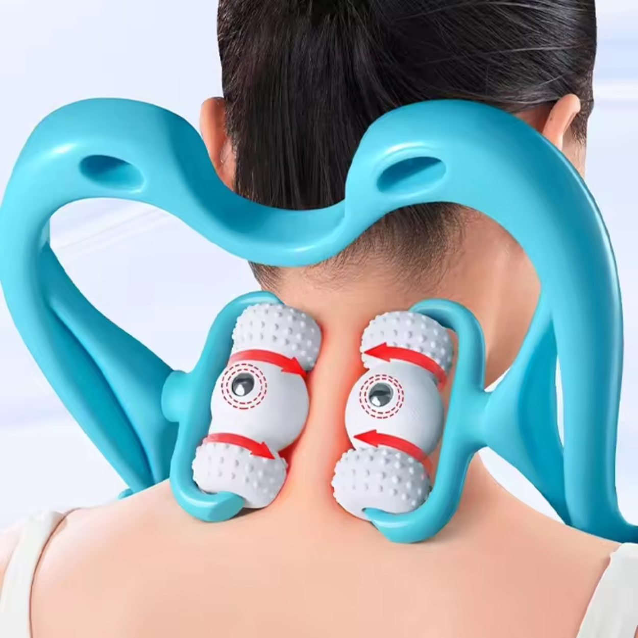 6-Roller Electric Neck and Back Massager for Relaxation