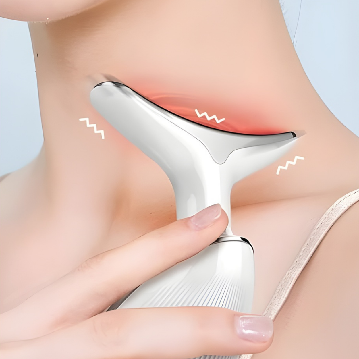 Anti-Wrinkle Face and Neck Massager with Electrical Muscle Stimulation