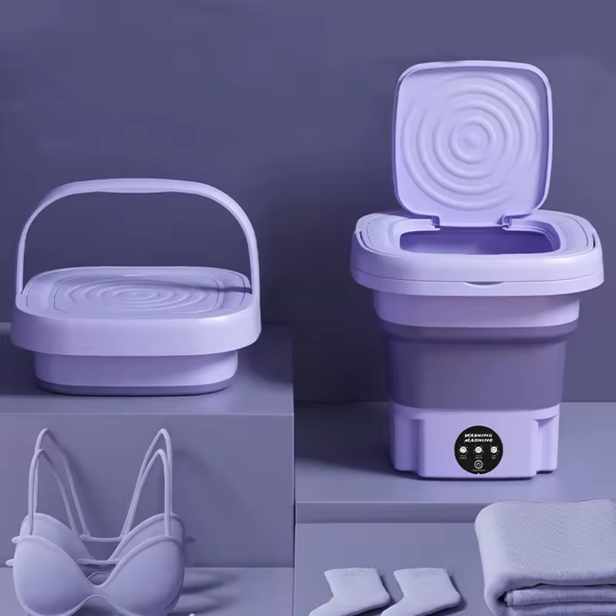 Compact and Lightweight Portable Washing Machine