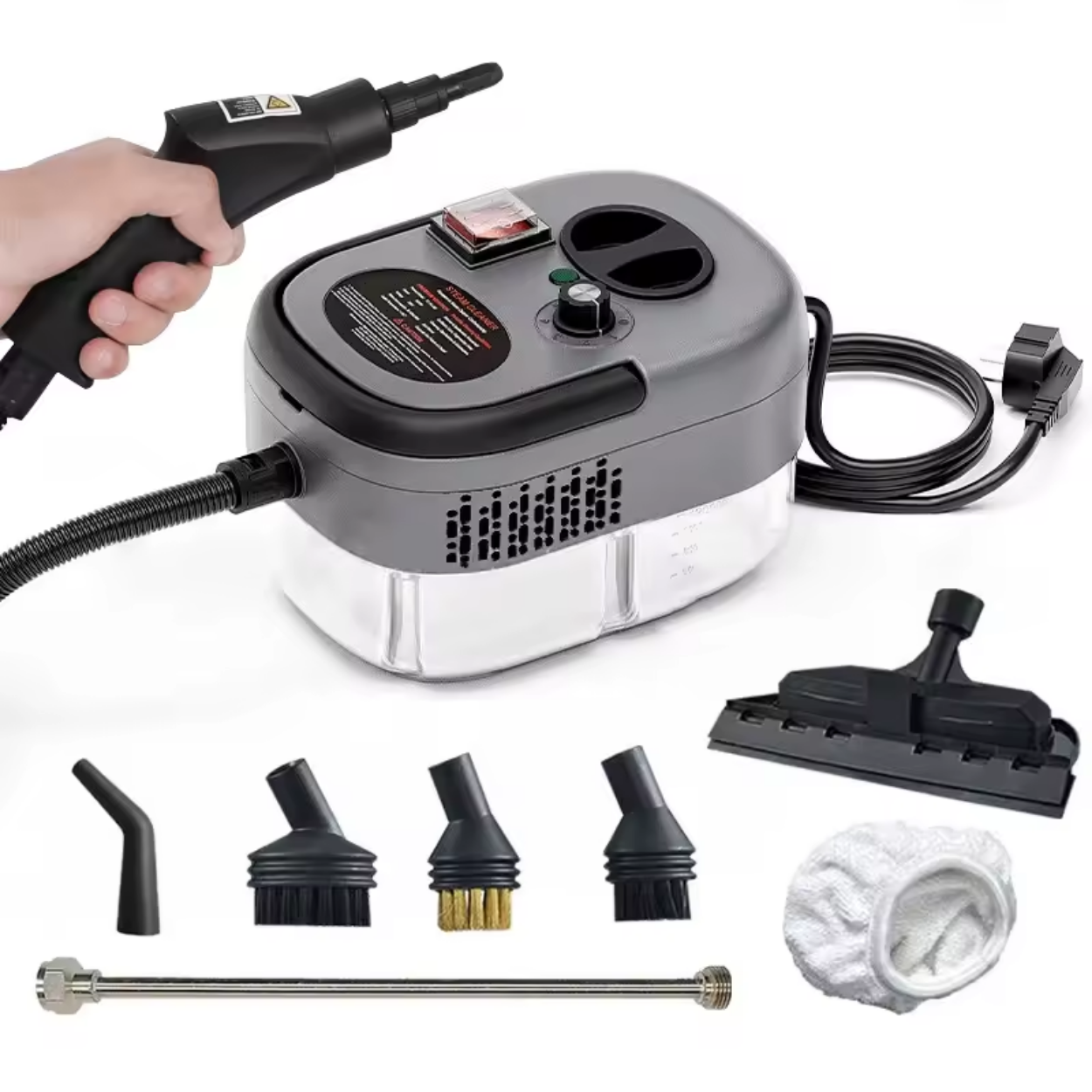 Powerful 2500W Steam Cleaner with High Pressure
