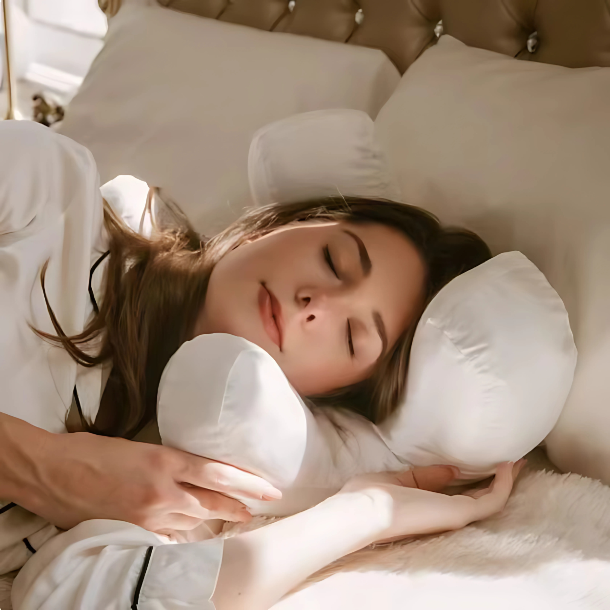 Anti-Aging Contour Face Pillow for Deep Sleep