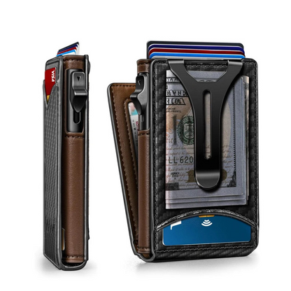 Slim Aluminum Wallet with RFID Protection