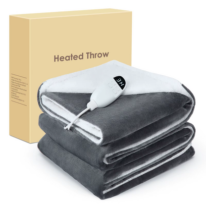 Warm and Comfortable Electric Throw Blanket for Home
