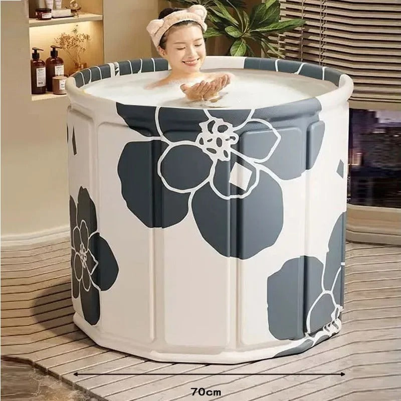 Portable Bathtub for Adults - Low Tempo for Home and Travel