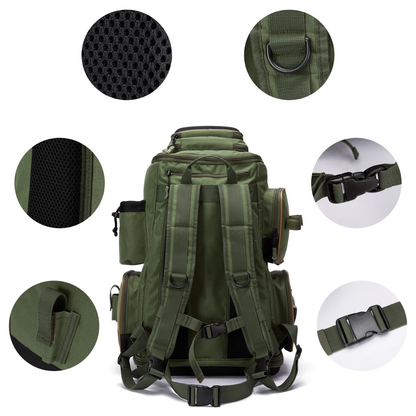 Waterproof Adjustable Fishing Backpack for Experienced Anglers