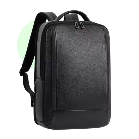 Sac à Dos Ordinateur Cuir Rétro avec Prise USB - Marcherelle