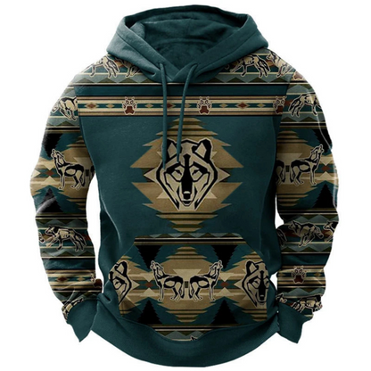 Colorful and Comfortable Printed Streetwear Hoodie