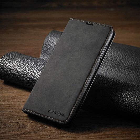 Étui Cuir Magnétique Huawei Robuste et Élégant - Foivo