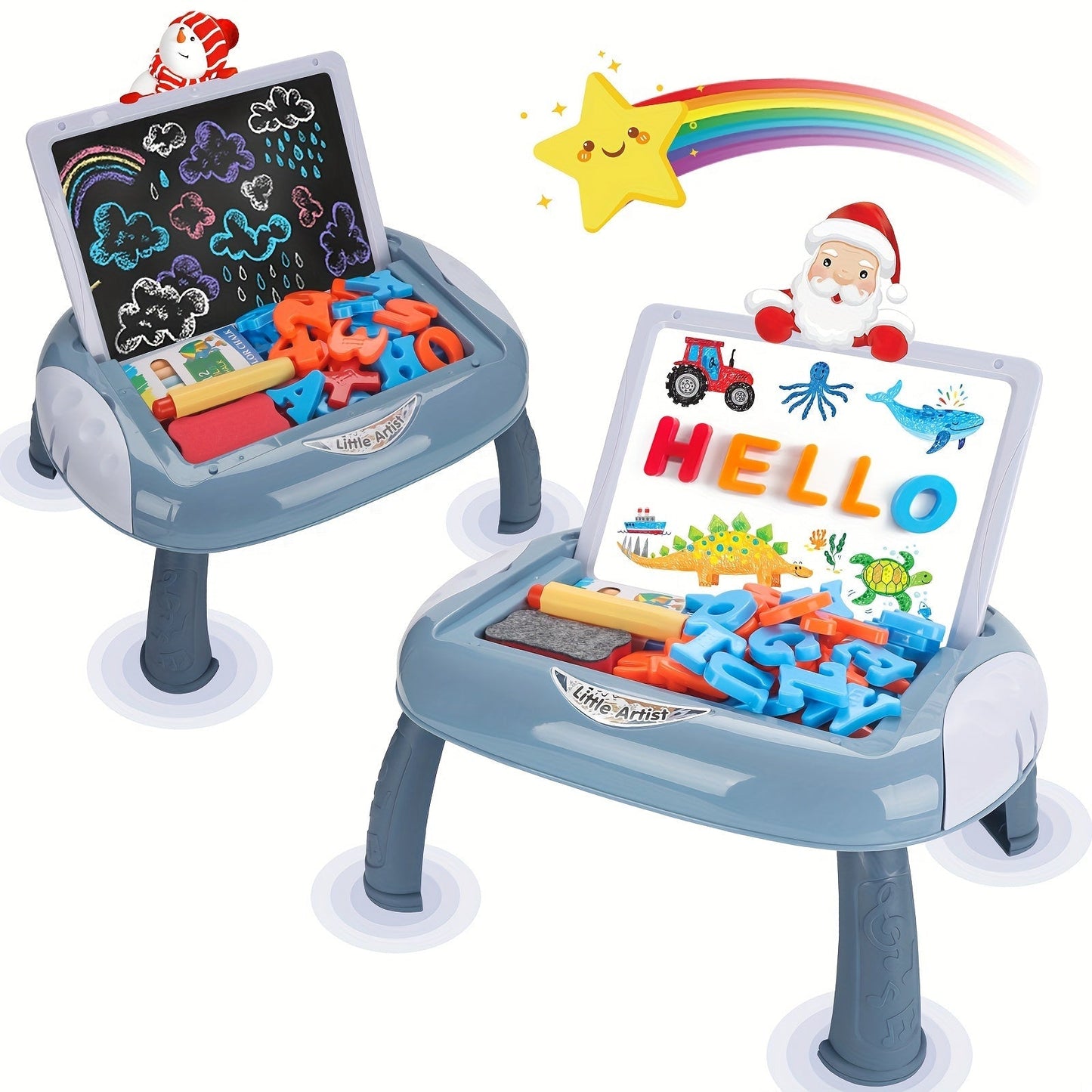 Reversible School Board Black and White with Accessories