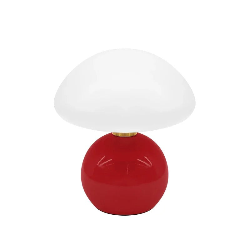 Elegant Bedside Lamp in Glass