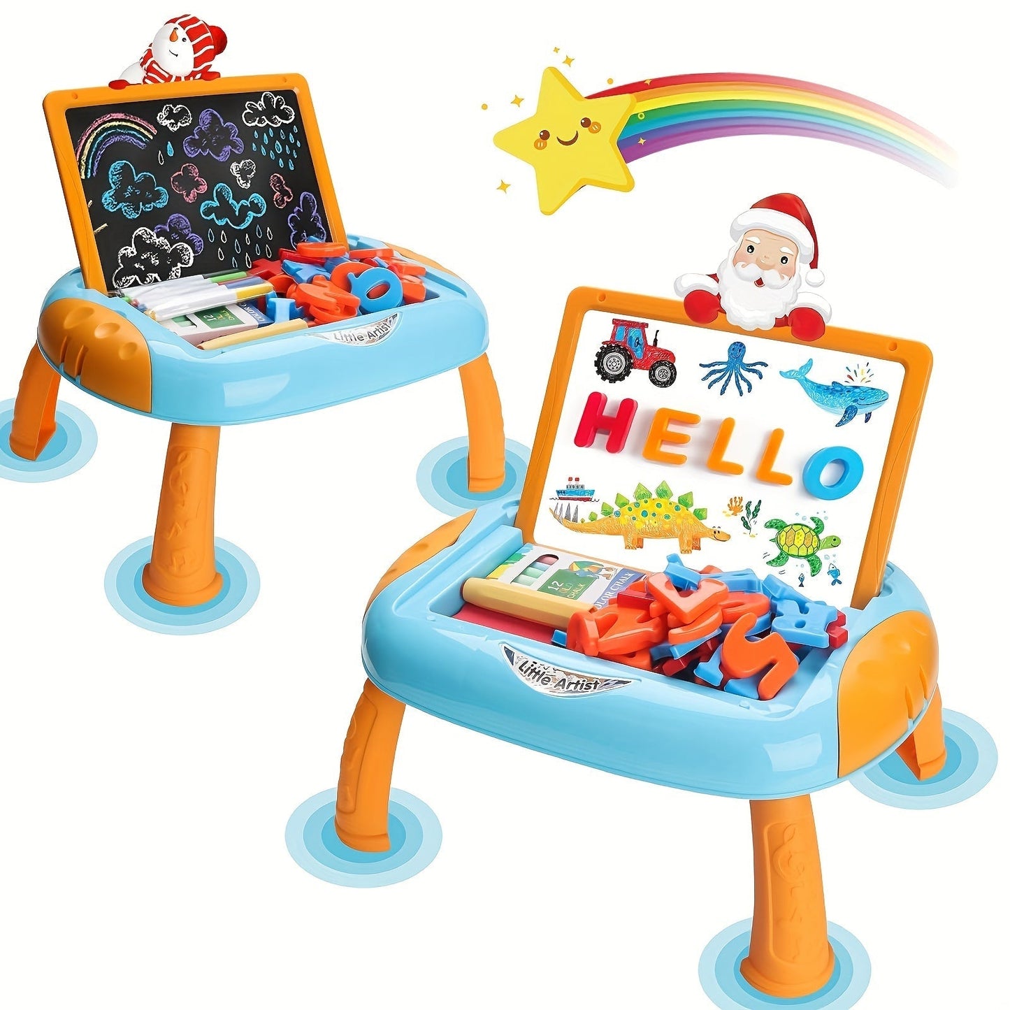 Reversible School Board Black and White with Accessories