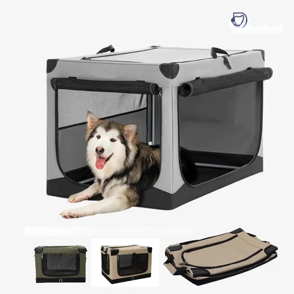 Safe and Comfortable Dog Car Transport Crate