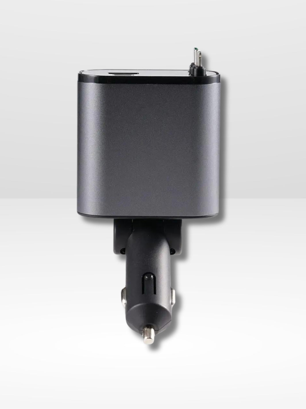4-Port Fast and Retractable Car Charger