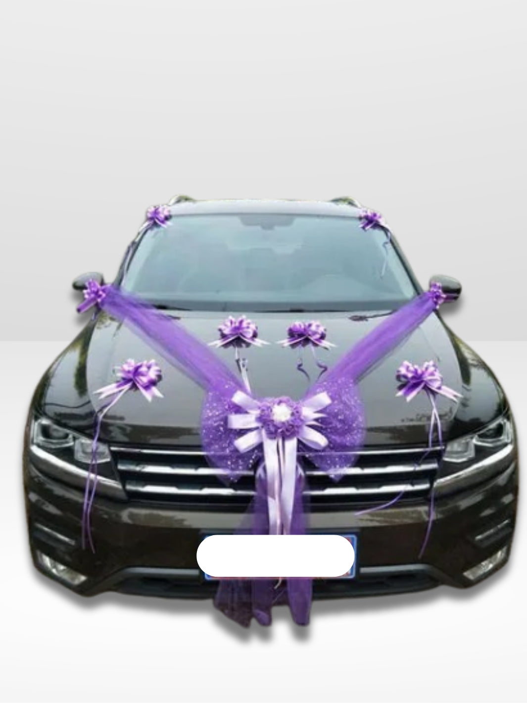 Elegant and Romantic Wedding Car Decoration