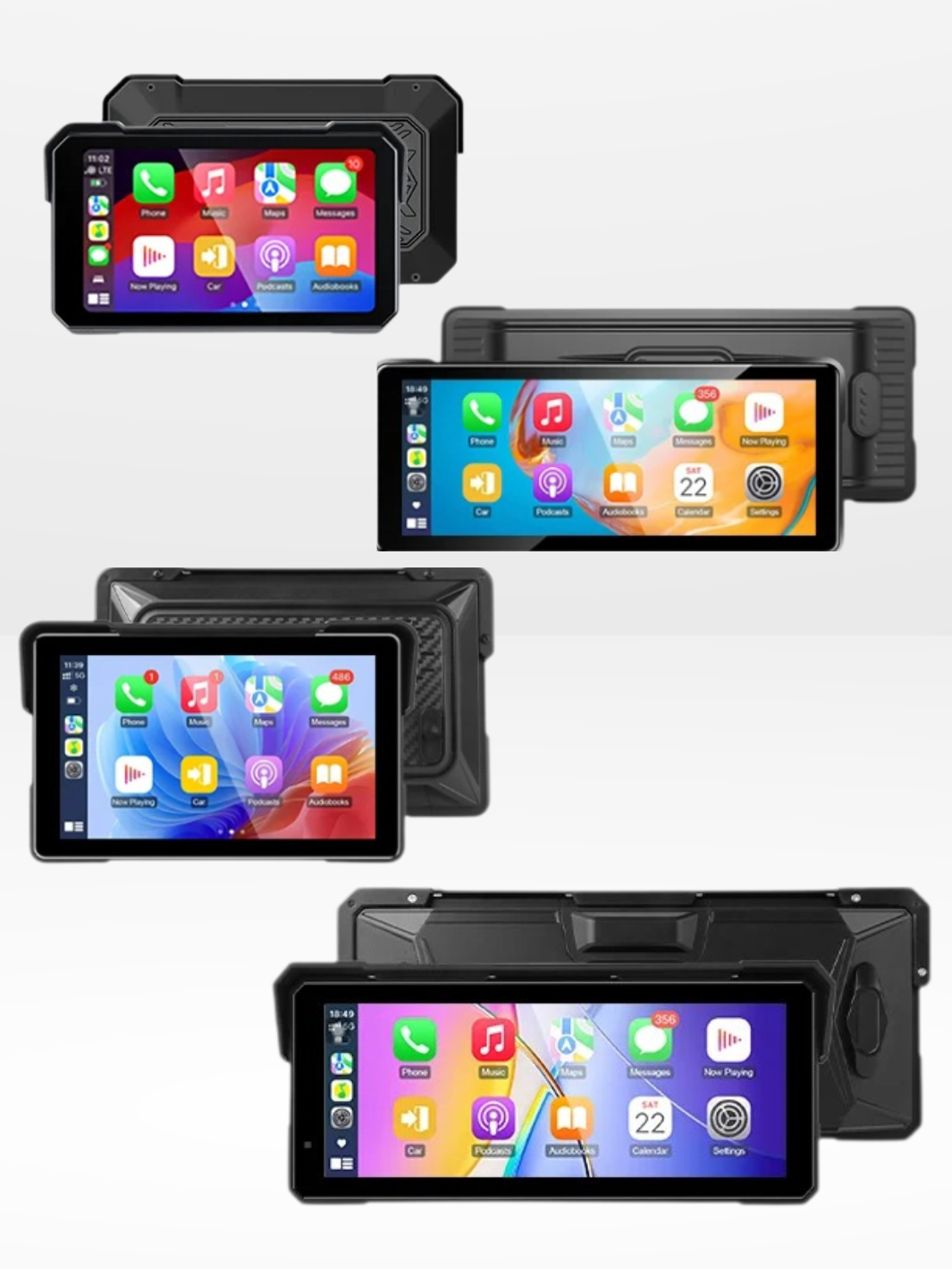 Waterproof Universal Motorcycle GPS Screen for CarPlay
