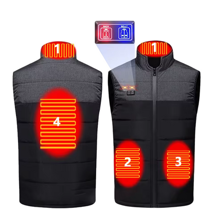 Electric Heating Vest with Adjustable Heat