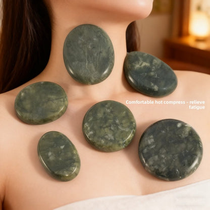 Hot Massage Stones Made of Natural Jade