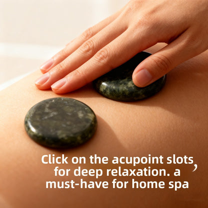 Hot Massage Stones Made of Natural Jade