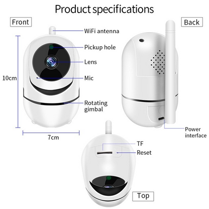 Marcherelle™ – Full HD WIFI Security Camera for Continuous Monitoring