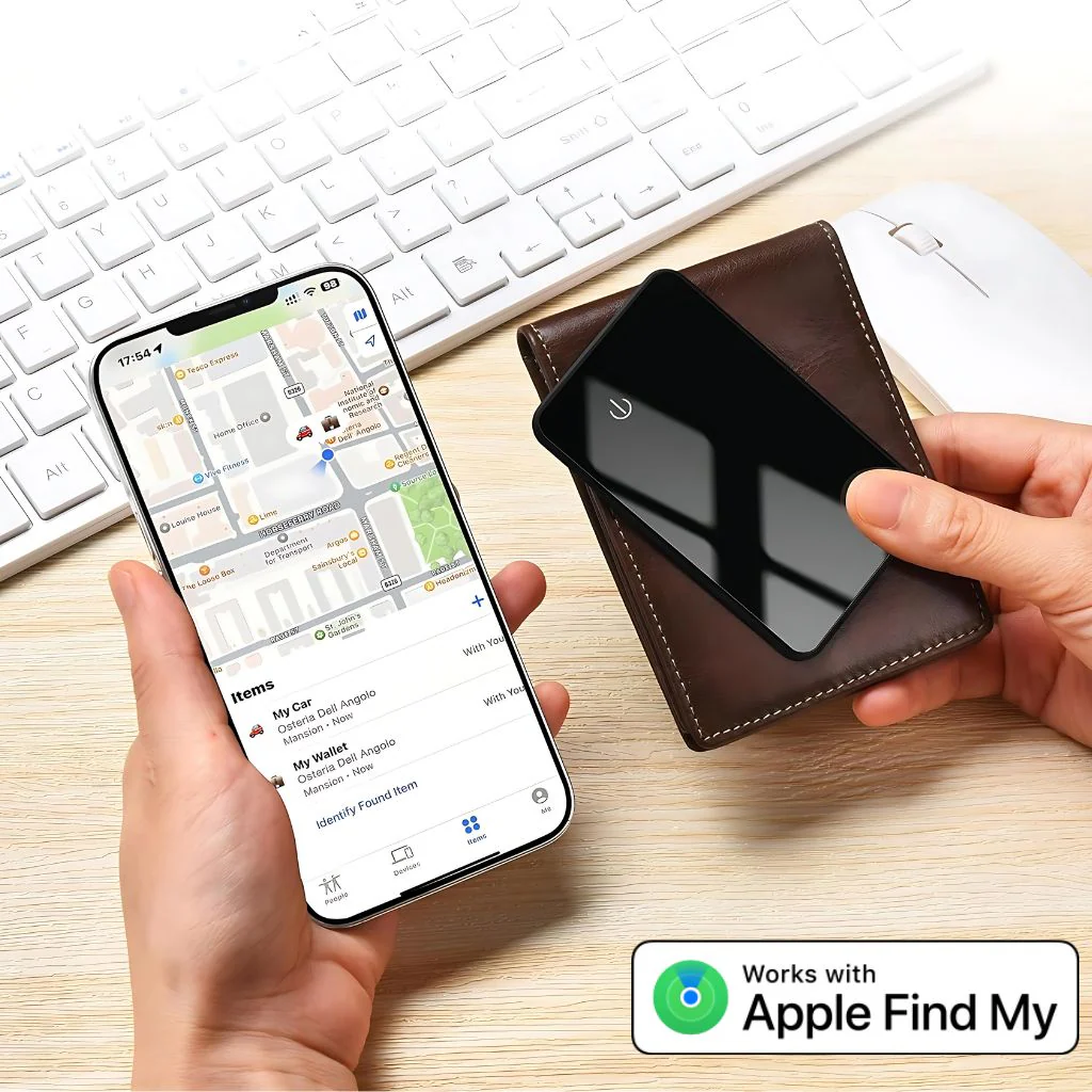 Marcherelle™ – Ultra-thin Wallet Tracking Card for Easy Location