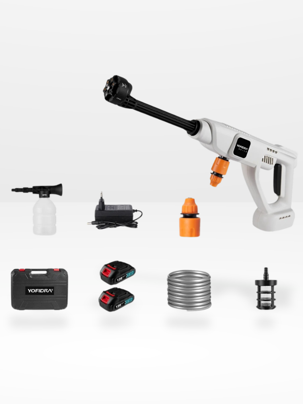 Professional 6 in 1 Portable High-Pressure Cleaner