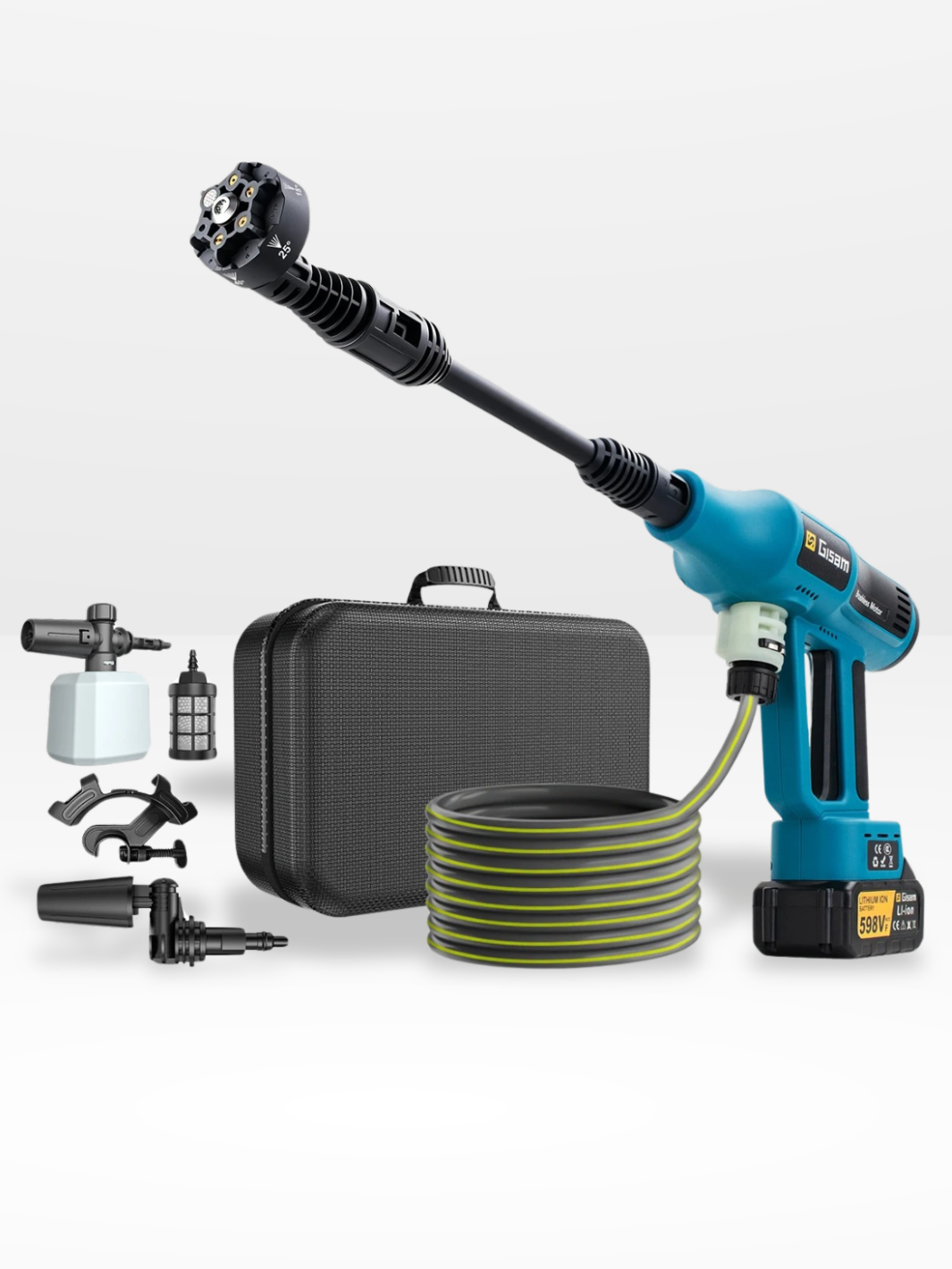 Multifunction 250 Bar Portable High-Pressure Cleaner