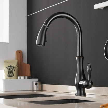 Anton - Elegant Retractable Kitchen Faucet