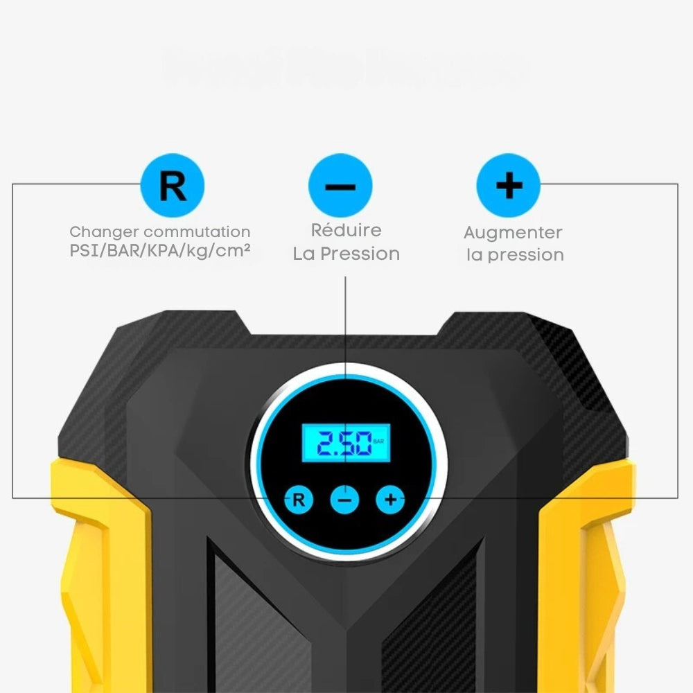 Portable and Quiet Tire Compressor