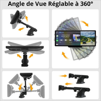 CarPlay Navigation Screen with Built-in Rear Camera