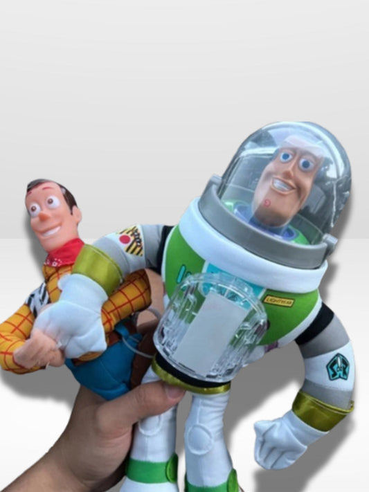 Jouet Peluche Disney Woody et Buzz à Accrocher pour Voiture - Marcherelle